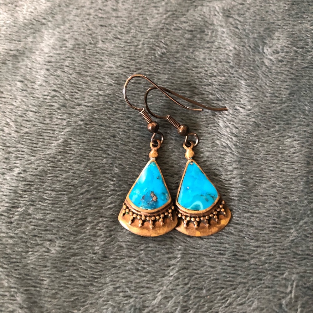 Turquoise earrings